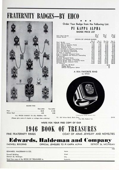 Edwards, Haldeman And Company Advertisement, October 1945